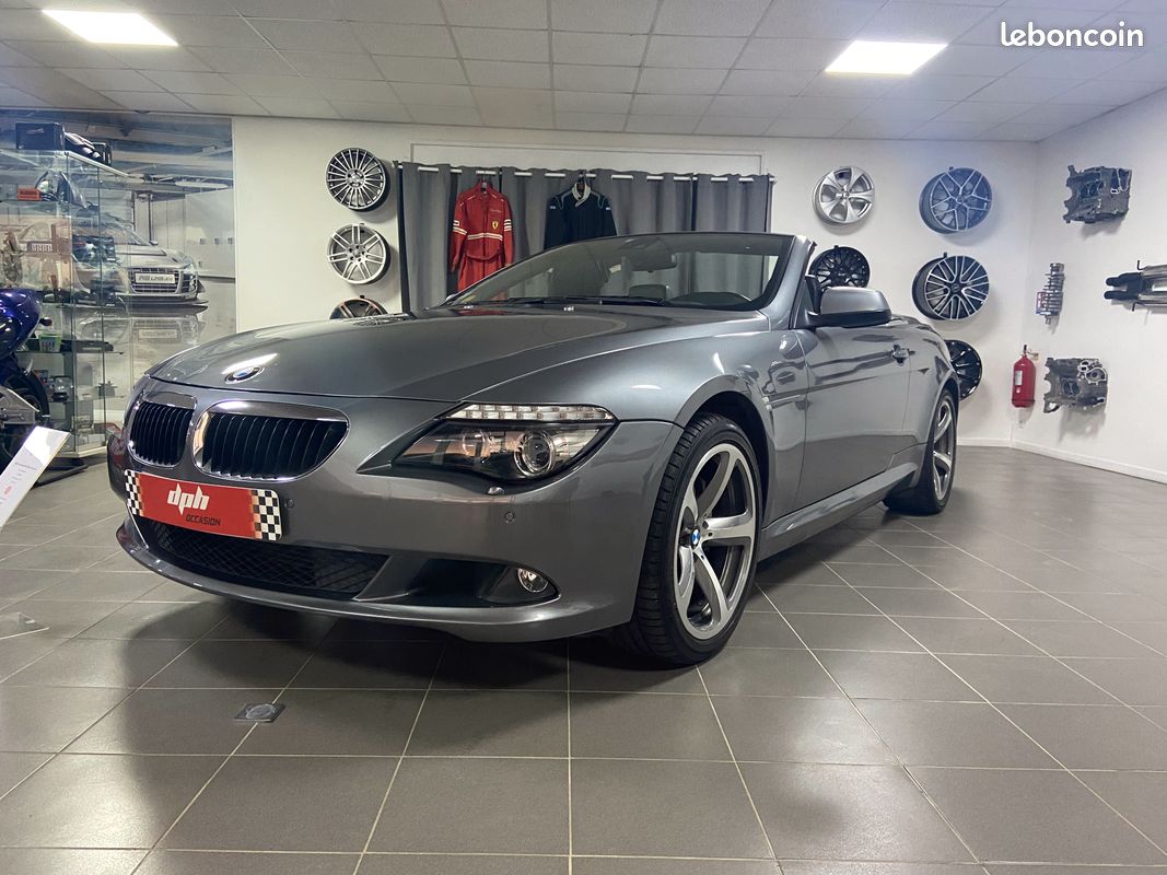 BMW 635d vue 3/4 avant gauche